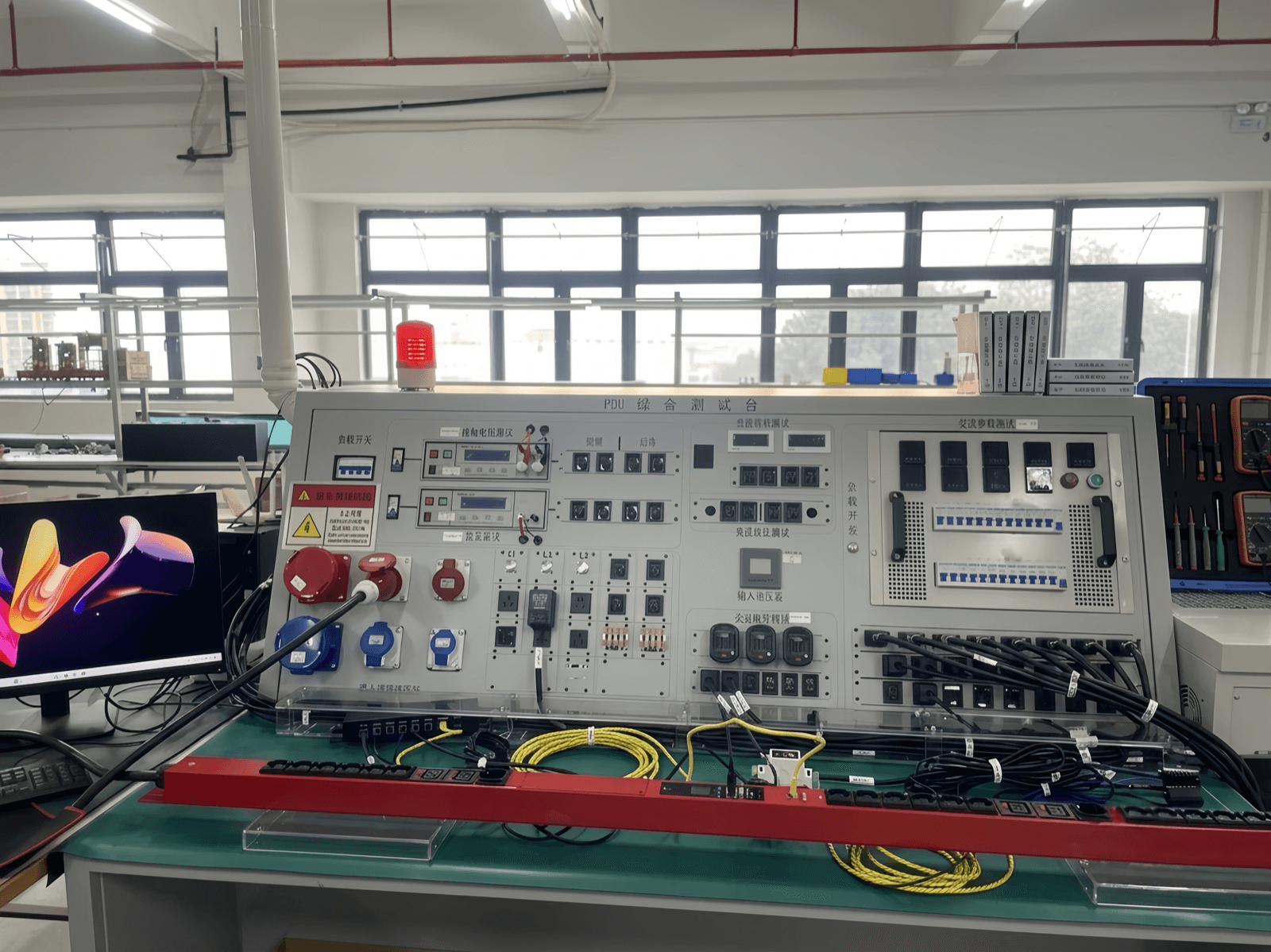 Product Test Bench — Yiestar PDU factory